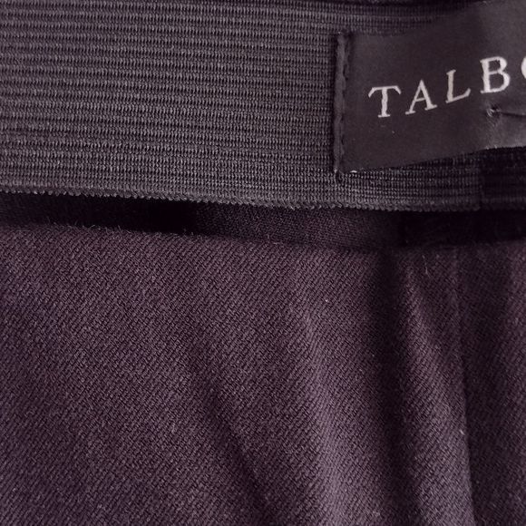 Talbots Chatham Pants NEW Black Crop Side Zip Stretch Sz 12P Office Casual - Picture 11 of 12
